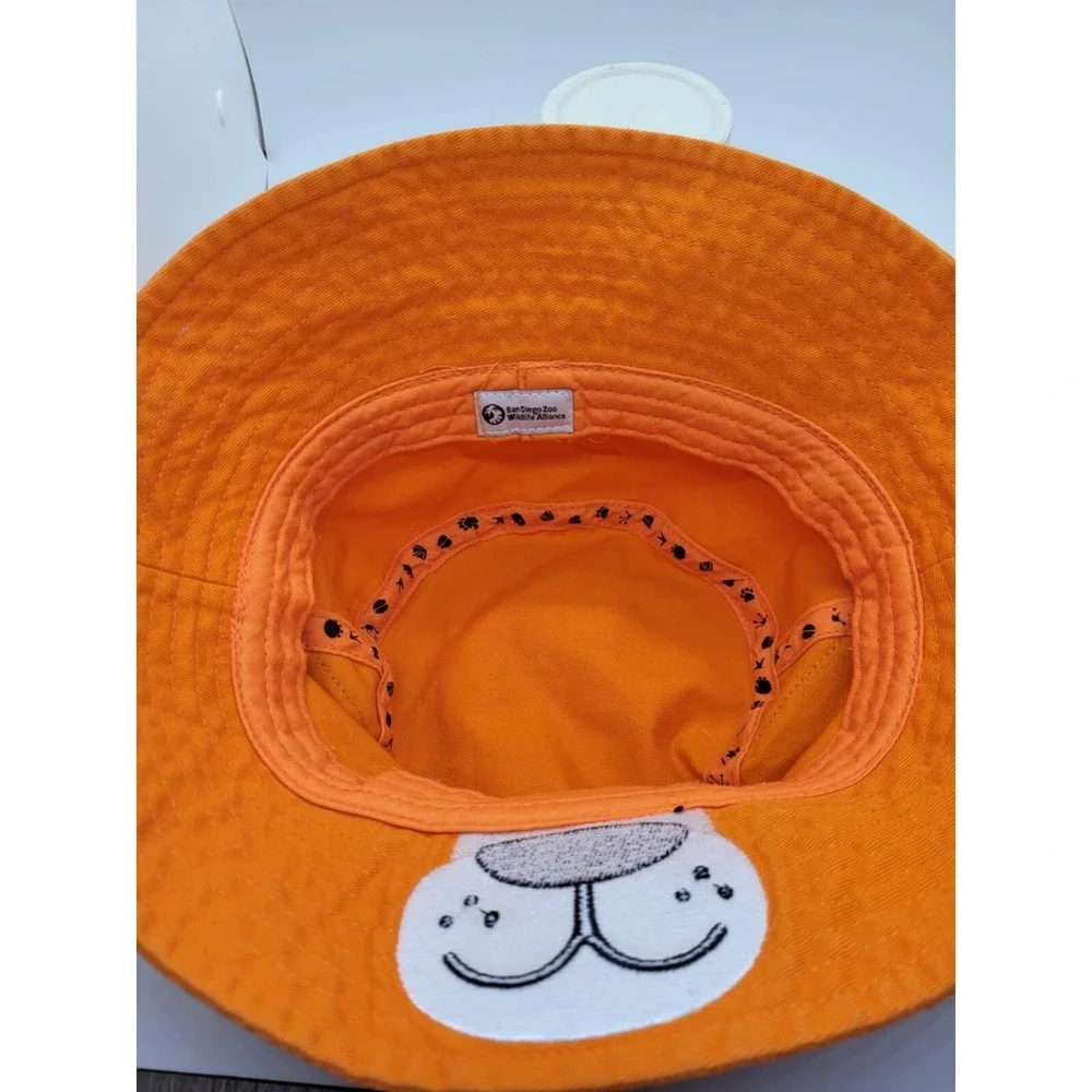 Kids‎ San Diego Zoo Tiger Youth Bucket Hat Embroidered Tiger Face One Size